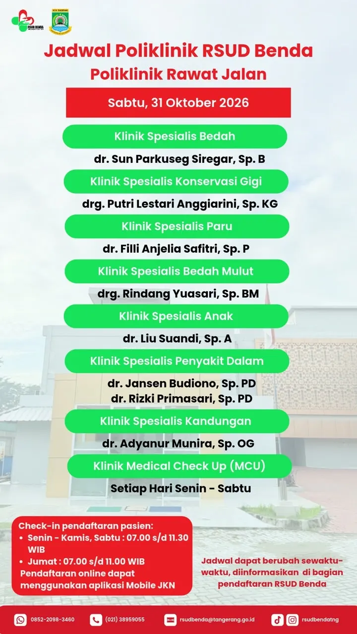 Informasi Jadwal Layanan